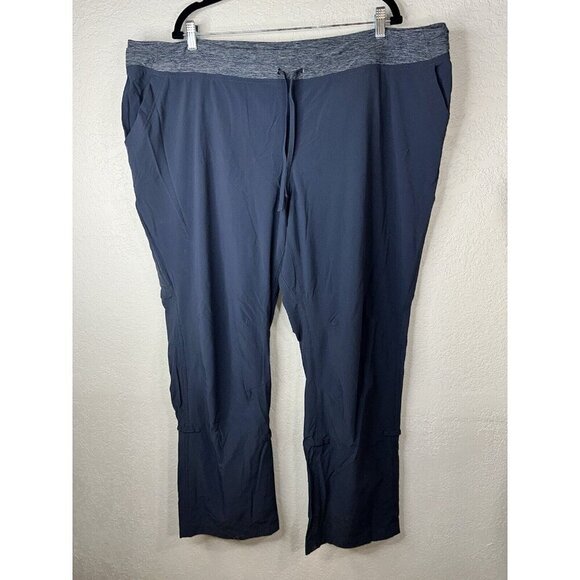Duluth Trading Co Womens Plus Size 24W X 31 Hiking Nylon Pants Drawstring 1B - Picture 4 of 7
